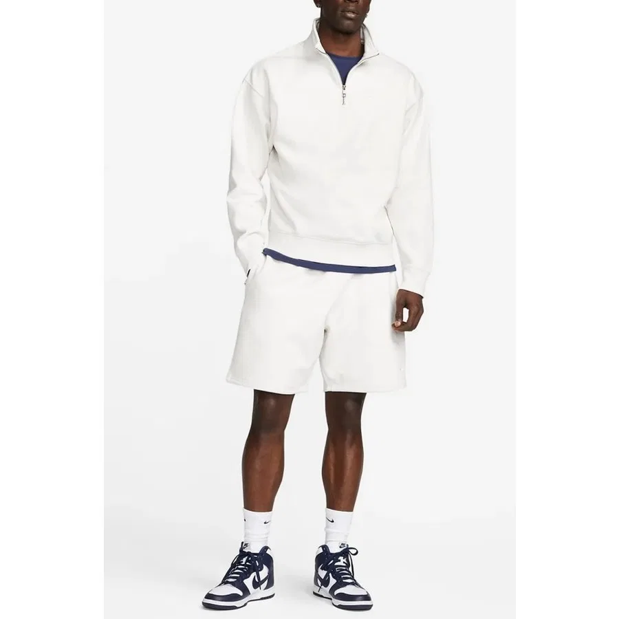 Спортивные шорты Nike Nrg Solo Swoosh Fleece Shorts 'phantom White, Белый — фото 2