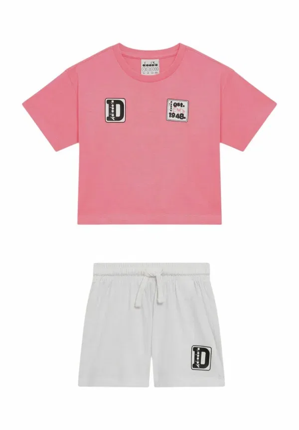 Комплект - спортивные штаны Diadora, розовый — фото 3