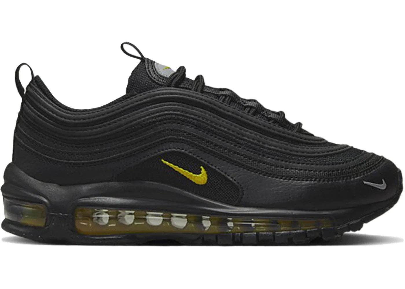 Детские кроссовки Lifestyle Nike Air Max 97, Black/University Gold/Wolf Grey