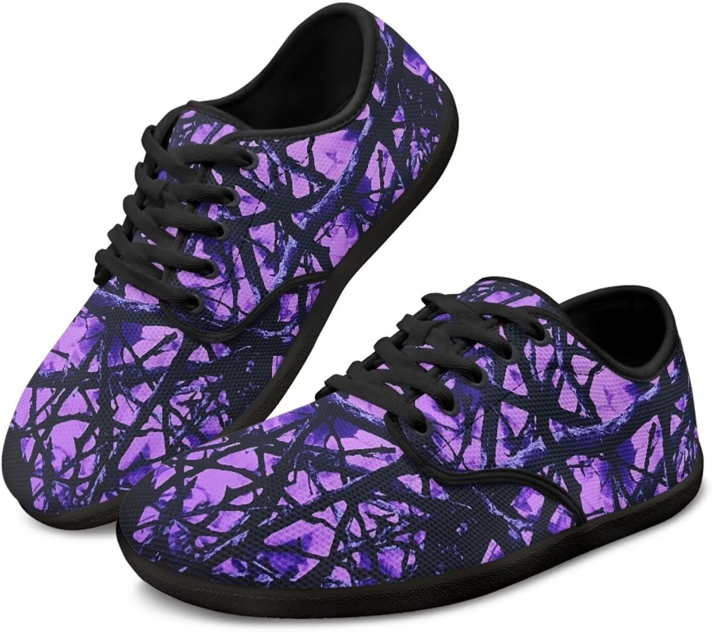 

Мужские минималистичные кроссовки с широким носком и нулевым перепадом высоты подошвы, удобные слипоны для ходьбы Pointodoor, фиолетовый