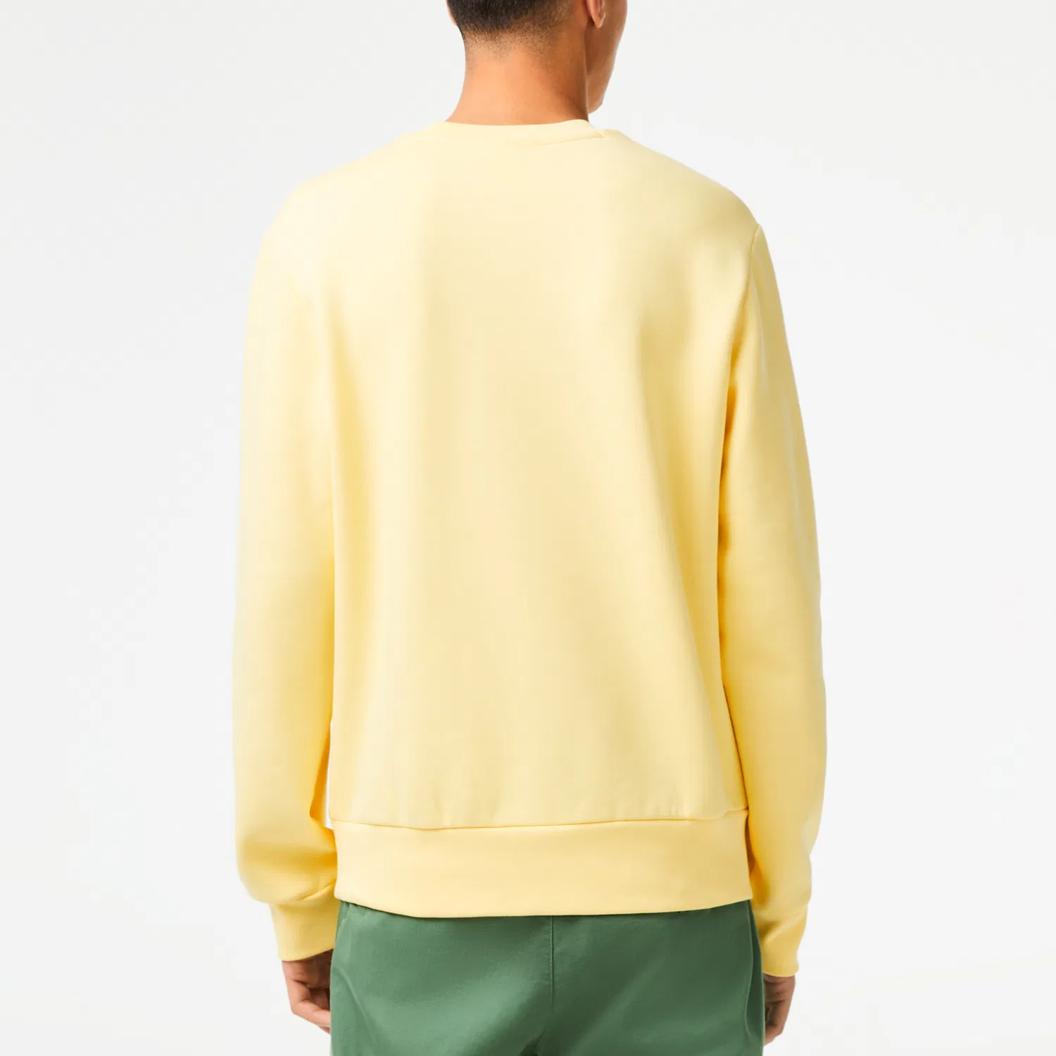 Свитер с логотипом, LACOSTE, Light Yellow — фото 4