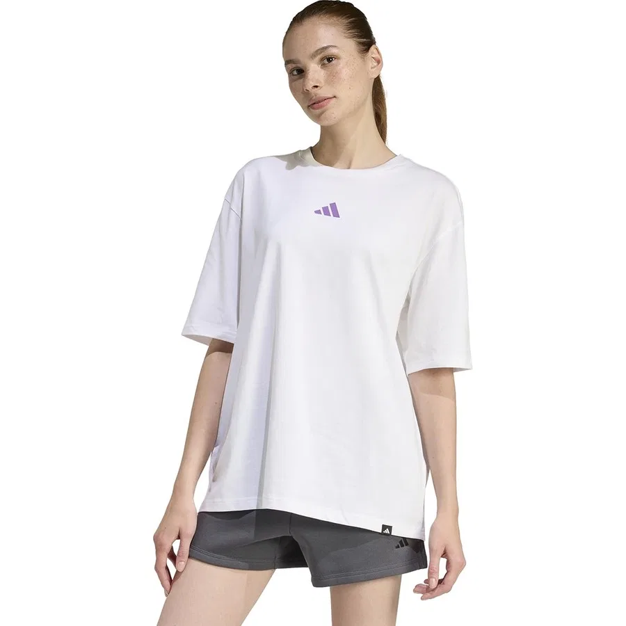Женская футболка с графическим принтом Soft Sport Graphic adidas, Белый