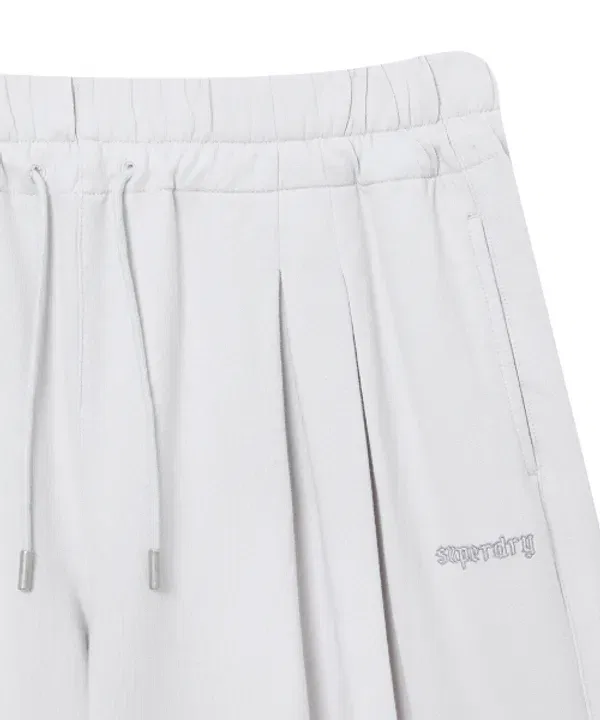 Женские спортивные штаны с двойной складкой, Washed Sweatpants Superdry, Cool Grey — фото 4