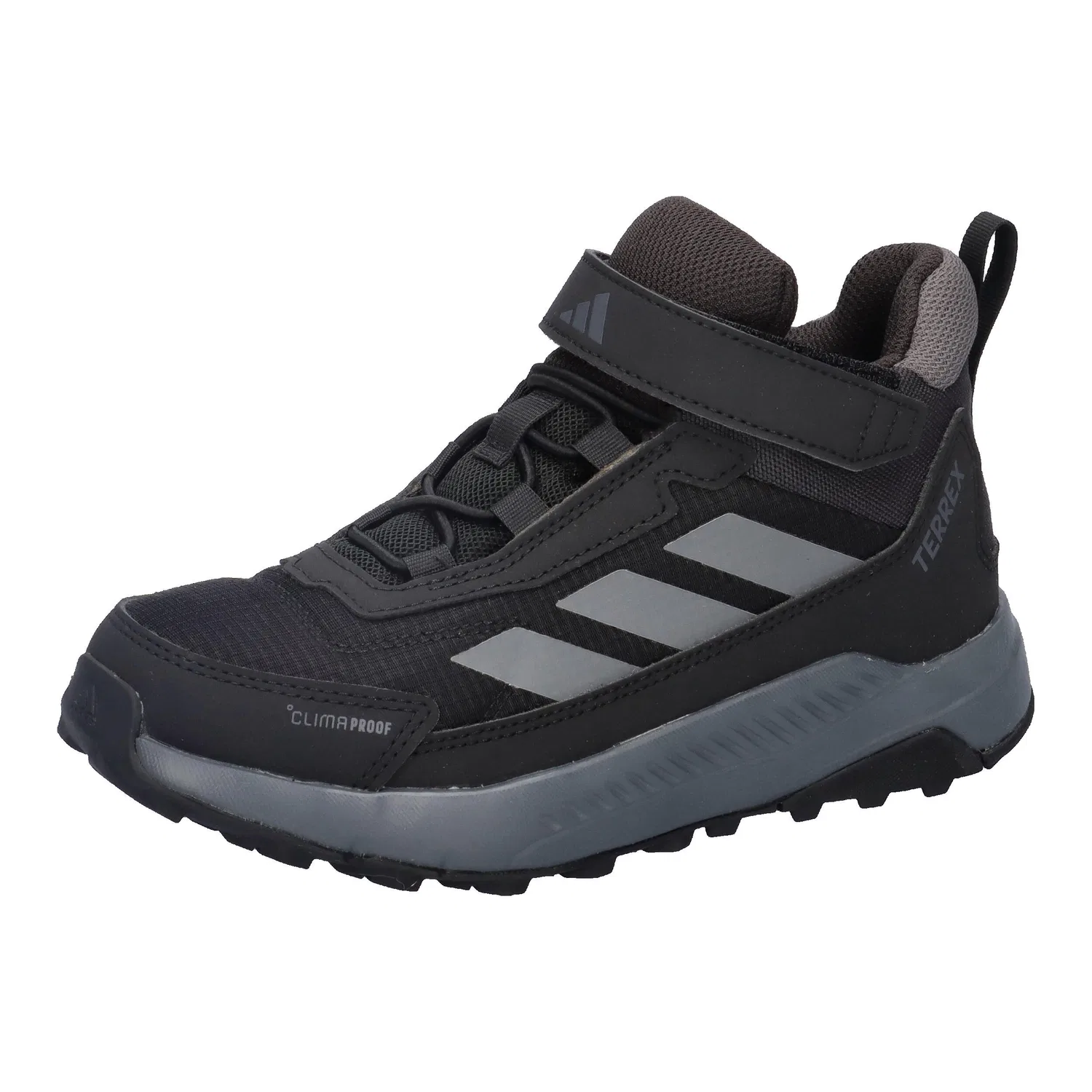 Детские полуботинки для мальчиков Anylander Mid CP CF C Adidas, Schwarz Grau Schwarz
