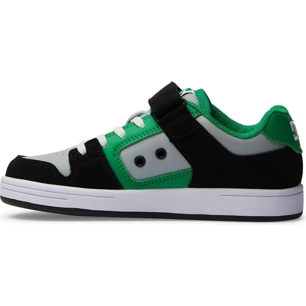 Детские кроссовки DC Shoes Manteca, Black Kelly Green Die Grup — фото 3