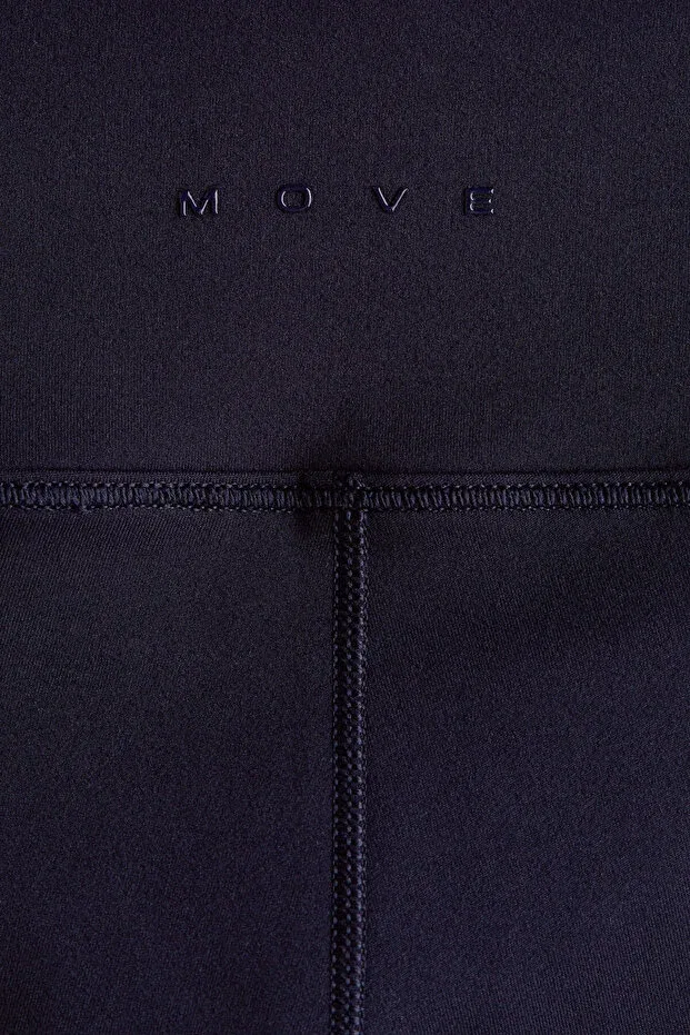 Детские спортивные леггинсы для девочек скинни Softmove H&M, Navy Blue — фото 2