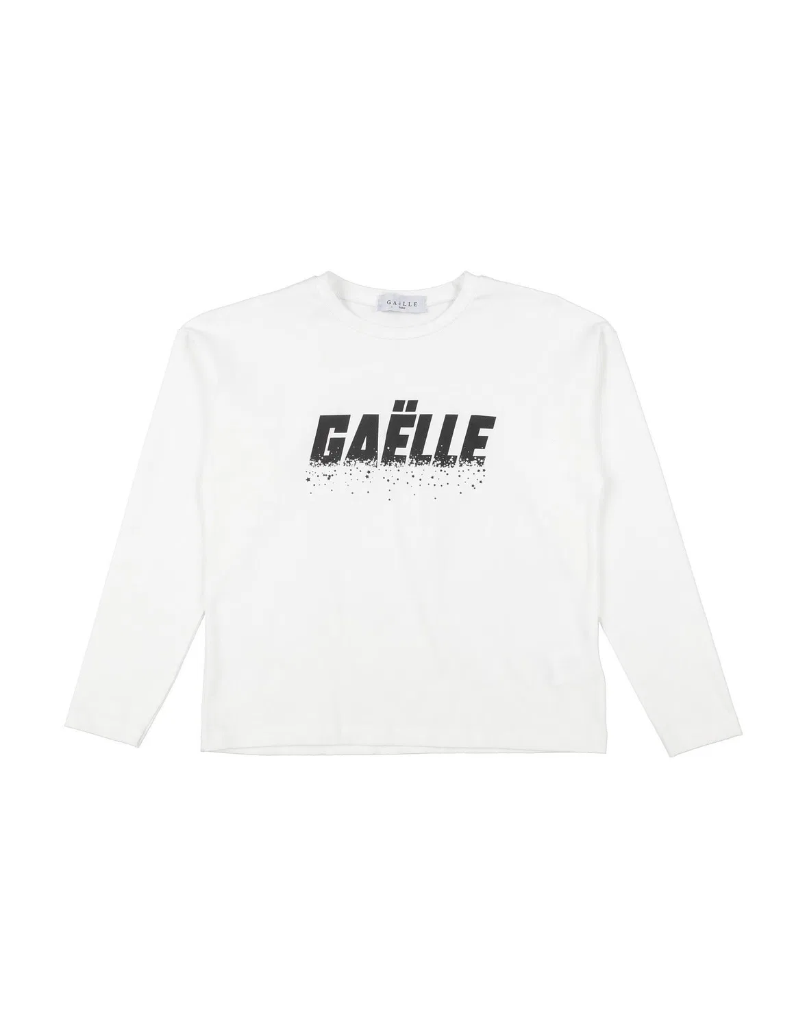 Детский лонгслив для девочек с принтом Gaëlle Paris, белый