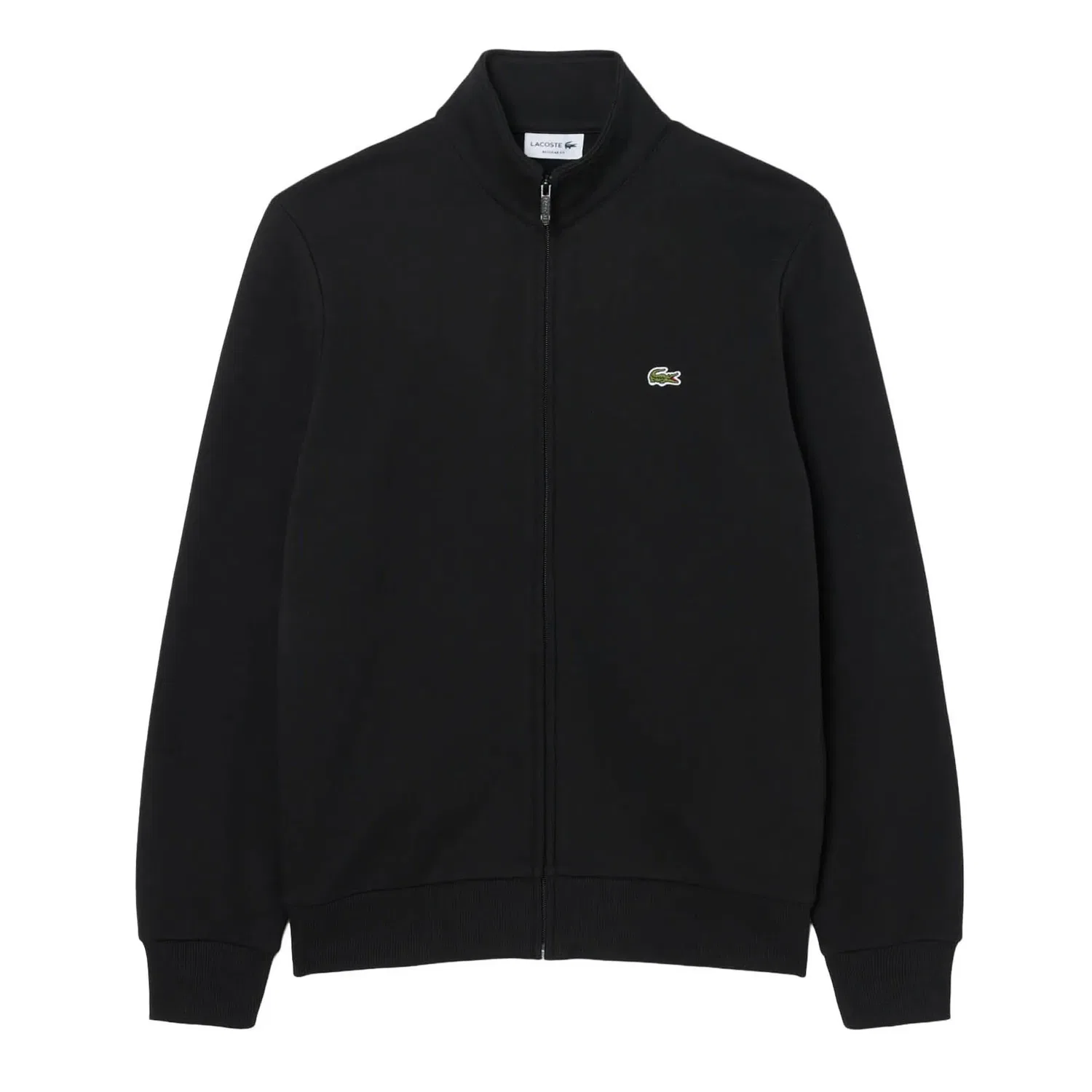 Мужская базовая толстовка на молнии Lacoste, Black