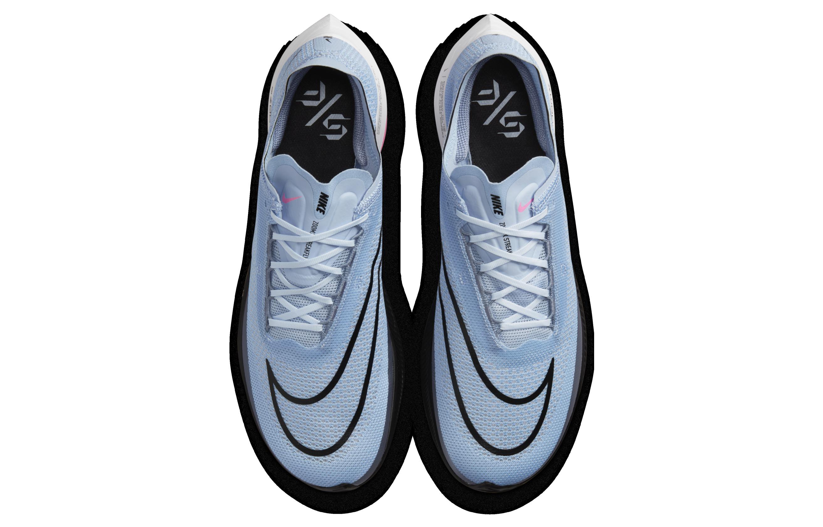 Кроссовки Nike ZoomX Streakfly Premium, светло-голубой/черный — фото 4