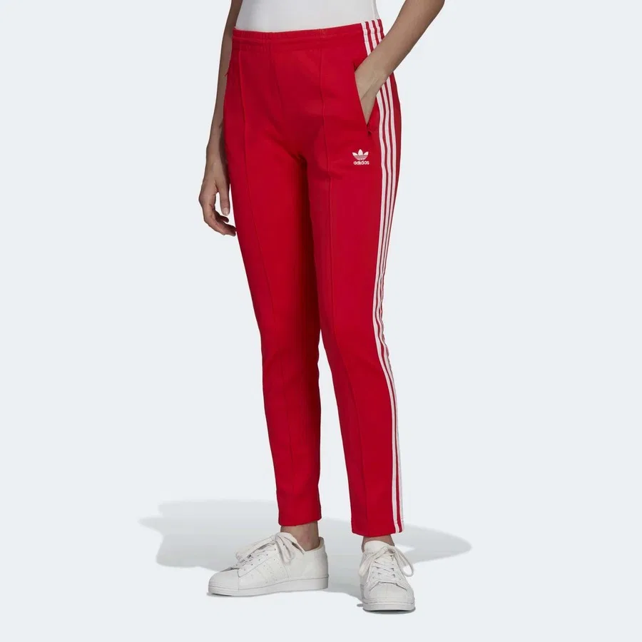 Женские спортивные штаны с принтом Sst Pants Pb adidas, Красный
