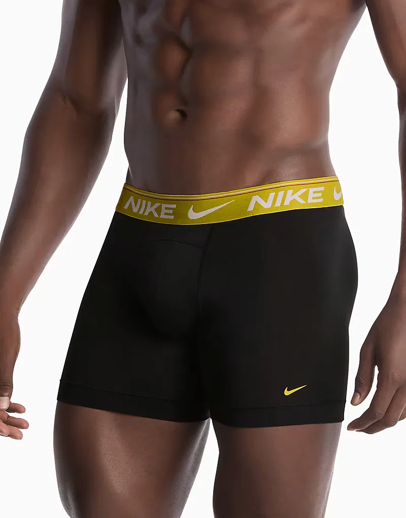 Боксеры-брифы Ultra Comfort 3 шт Nike, черный — фото 3