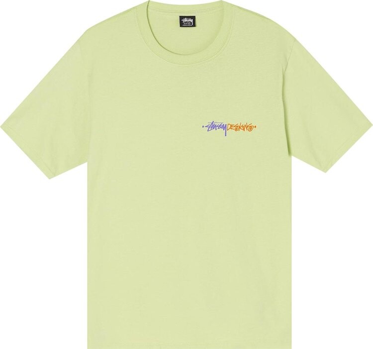 

Футболка Stussy Positive Vibration T-Shirt 'Tea', зеленый