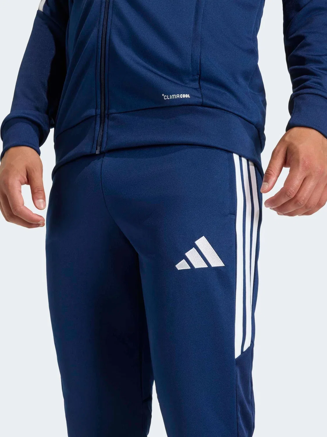 Тренировочные брюки 3/4 Tiro26 League adidas, синие — фото 3