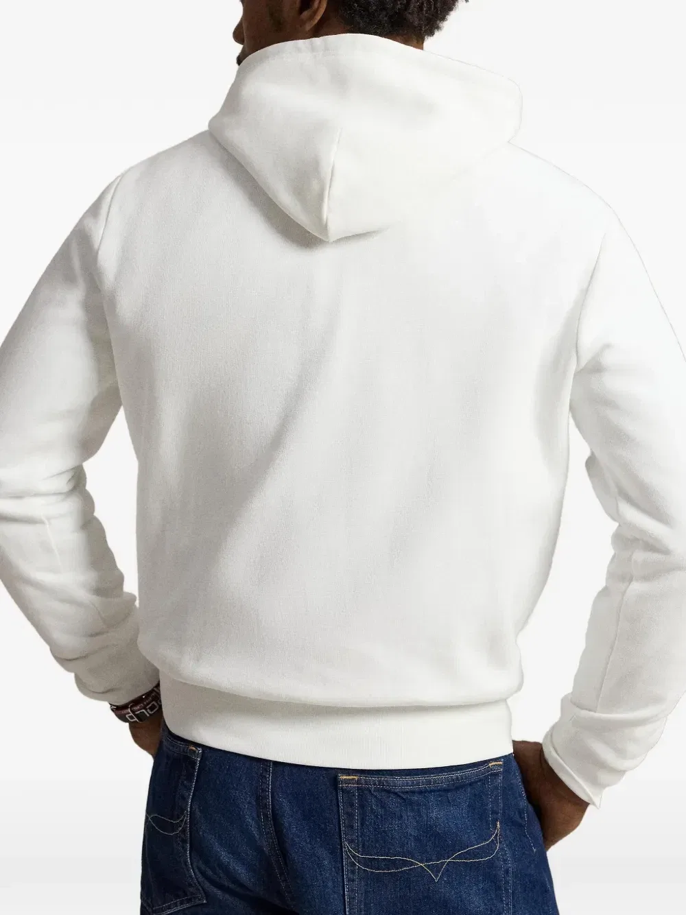 Худи с вышитым логотипом Polo Ralph Lauren, белый — фото 4