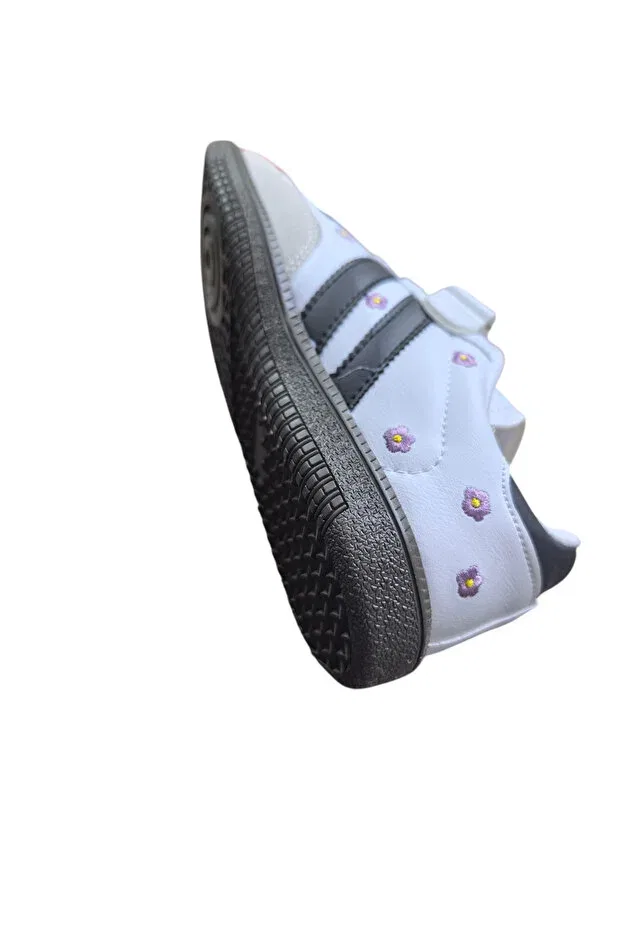 Детские кеды для девочек с принтом Konay ddx seasonal girls rubber sole sneakers Dodix, White — фото 4