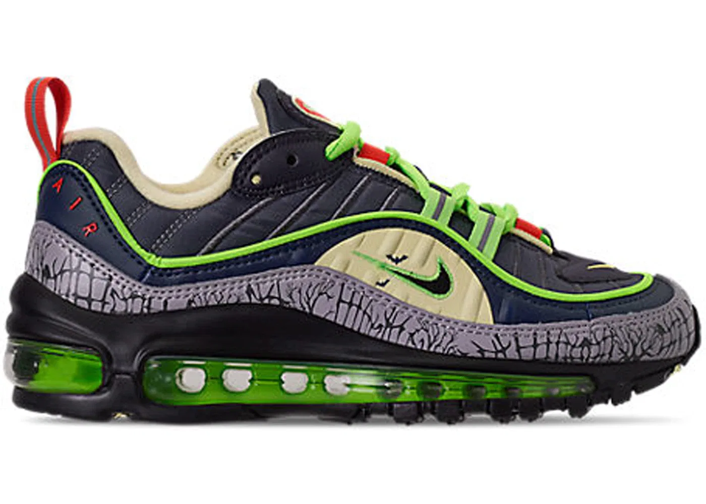 Детские кроссовки Lifestyle Nike Air Max 98, Gridiron/Black-Obsidian-Luminous Green