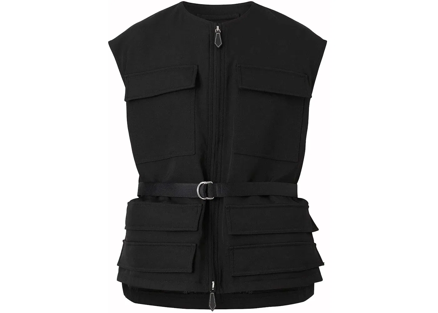 Мужской жилет на молнии с карманами Burberry, Black