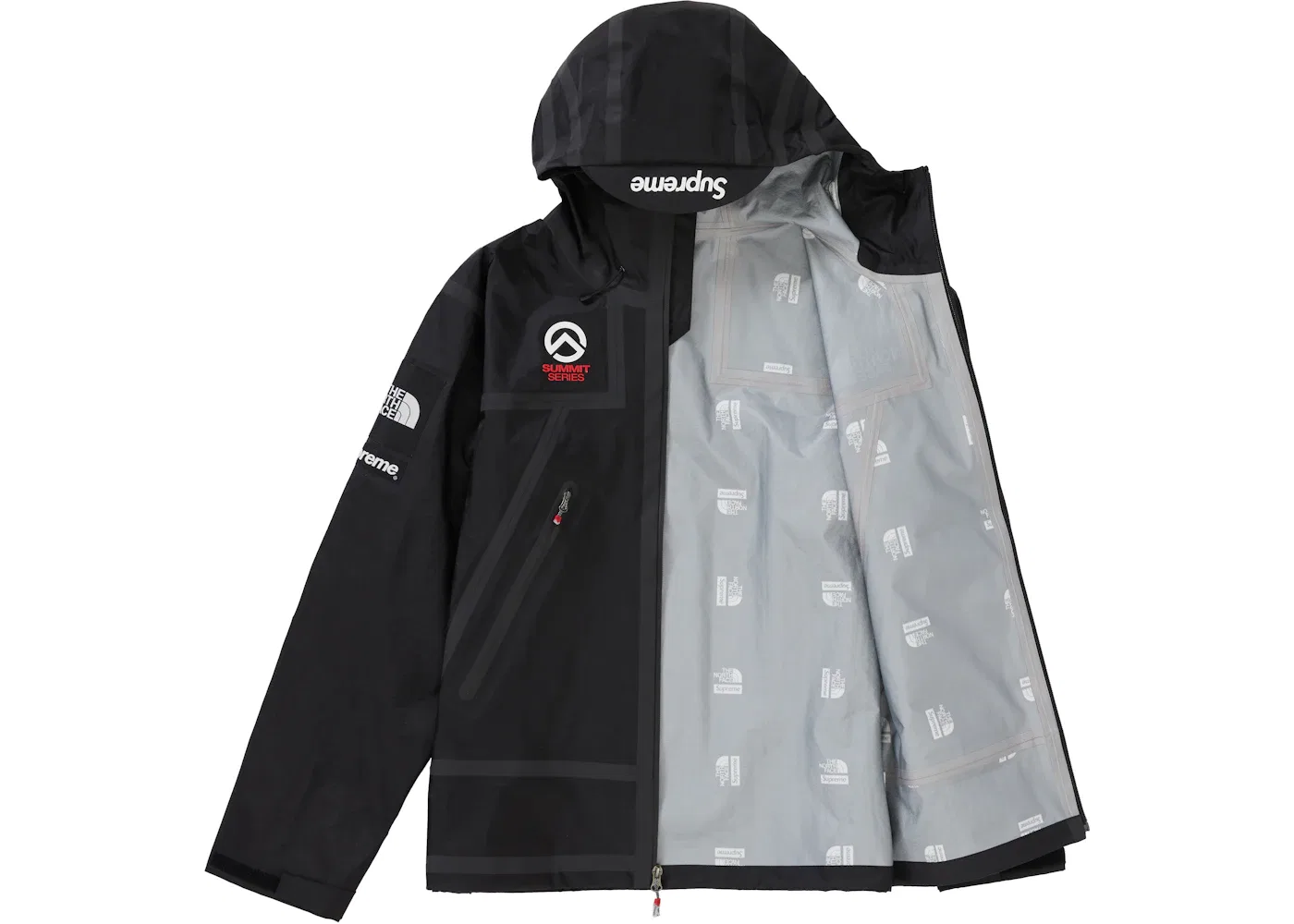 Мужская куртка с водонепроницаемым покрытием Summit Series Outer Tape Seam Supreme, Black — фото 2