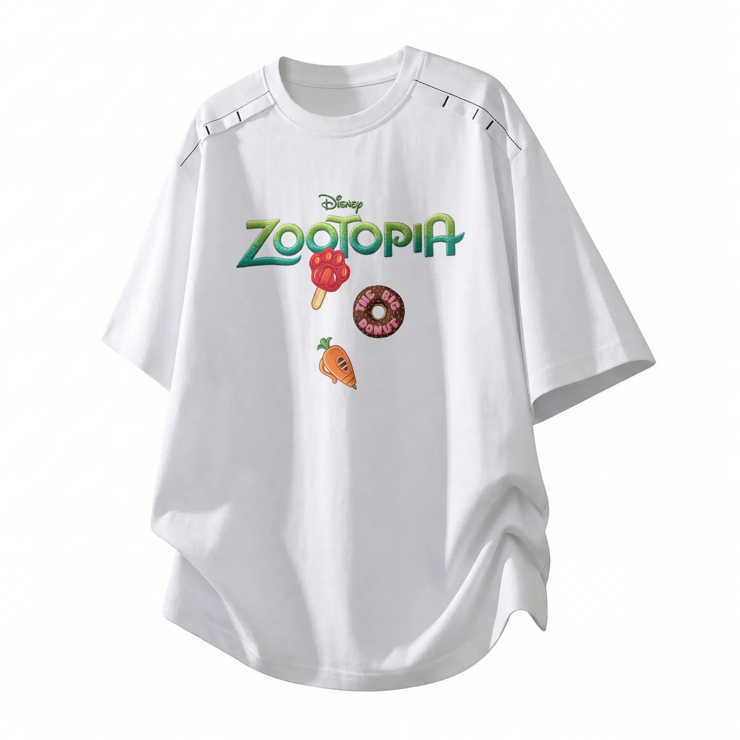 Детская футболка Disney Crew Neck Moderate, White
