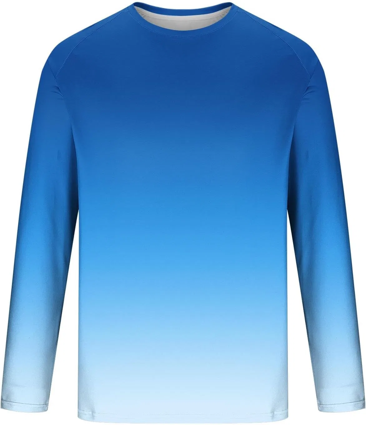 Мужская футболка с длинным рукавом градиент Regular Fit, Blue — фото 3