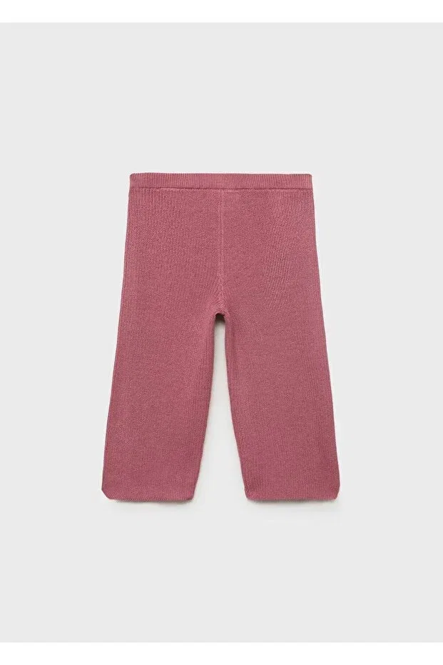 Детские брюки для девочек хлопковые Mango Baby, Cherry Red — фото 4