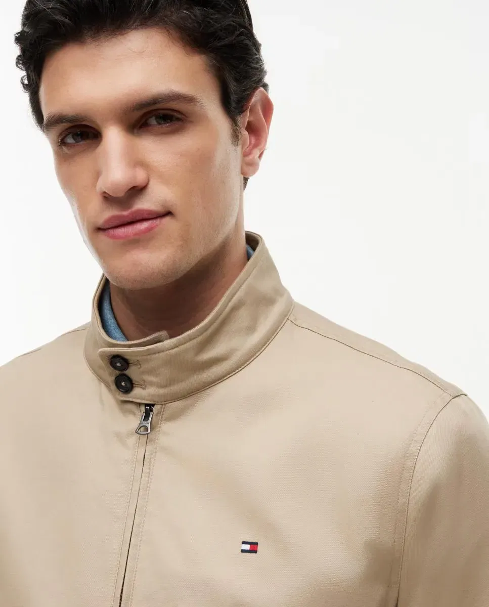 Мужская куртка-харингтон хлопковая Tommy Hilfiger, Beige — фото 3