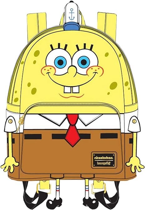 

Мини-рюкзак из искусственной кожи Loungefly SpongeBob SquarePants, желтый мульти