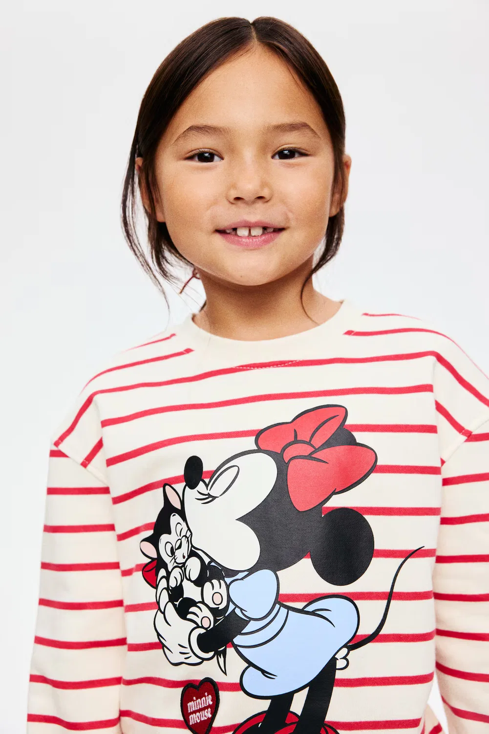 Толстовка с принтом H&M, Cremefarben/Minnie Maus — фото 2