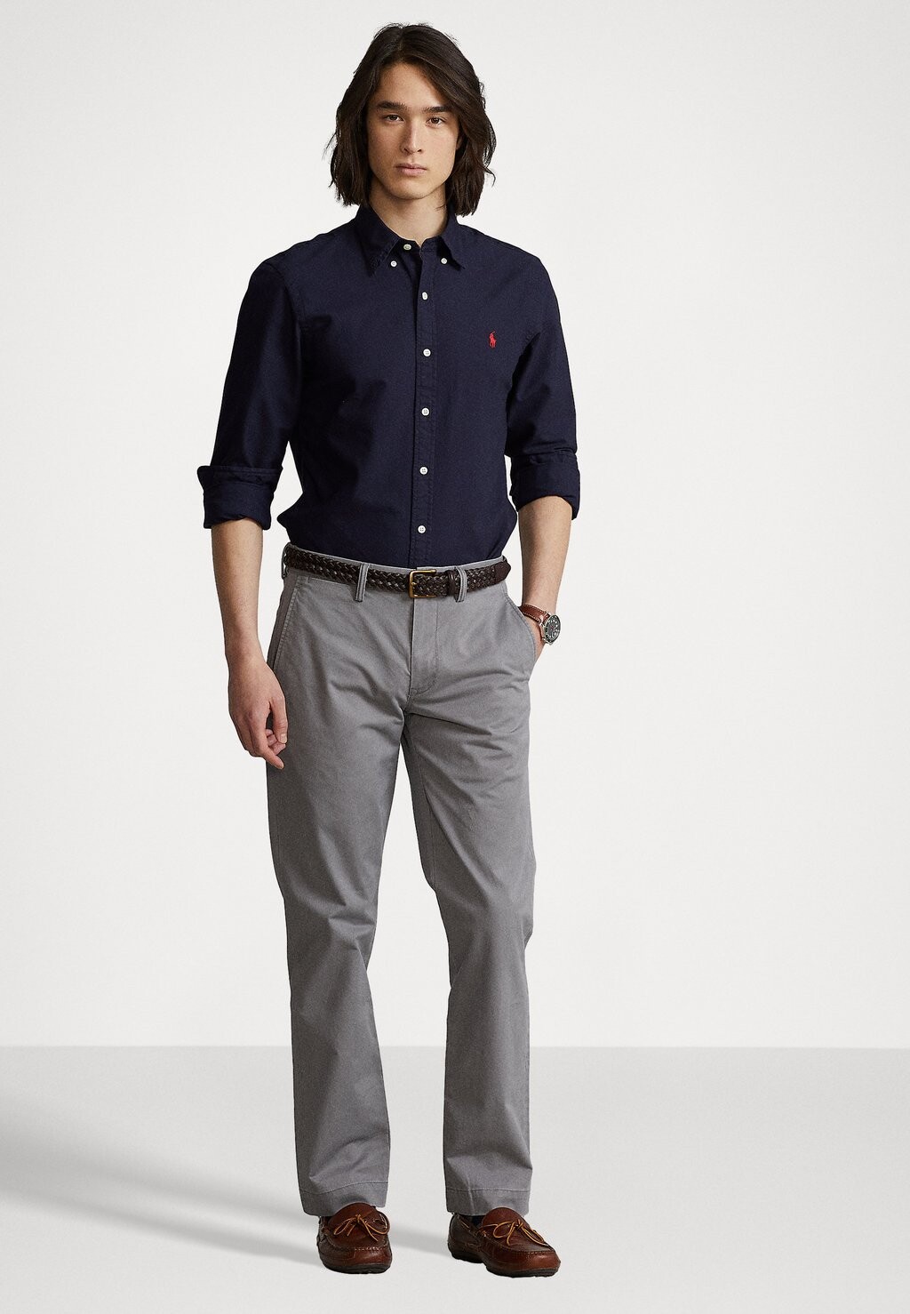 Рубашка РУБАШКА ОКСФОРДСКАЯ РУБАШКА SLIM FIT Polo Ralph Lauren, темно-синий — фото 2