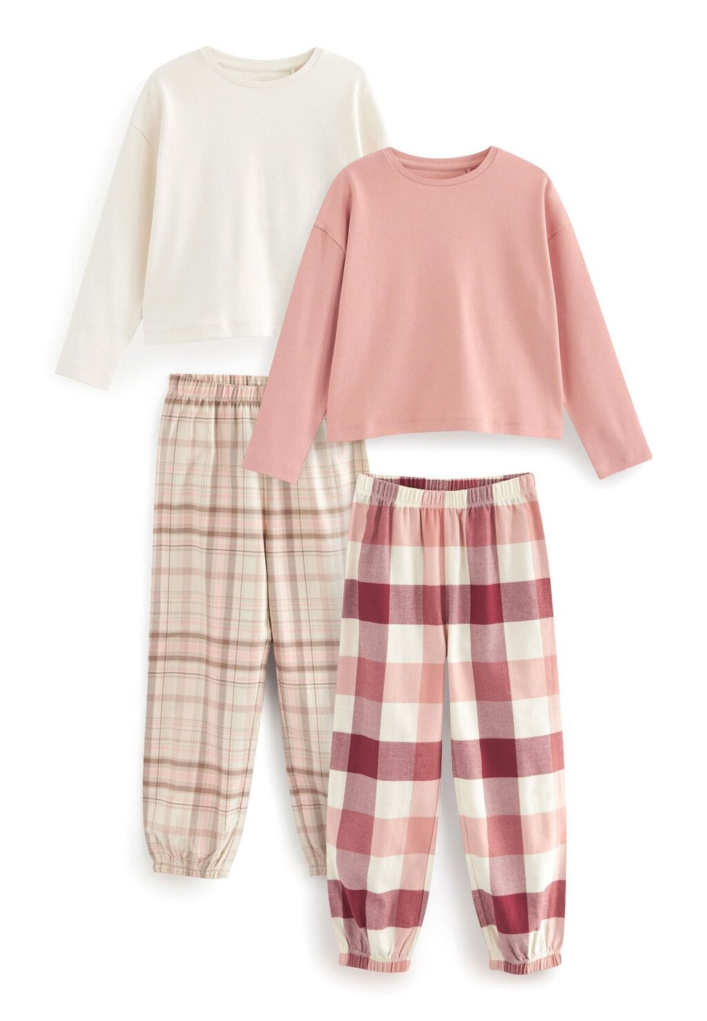 

Пижама Check 2 Pack Set Next, цвет pink cream