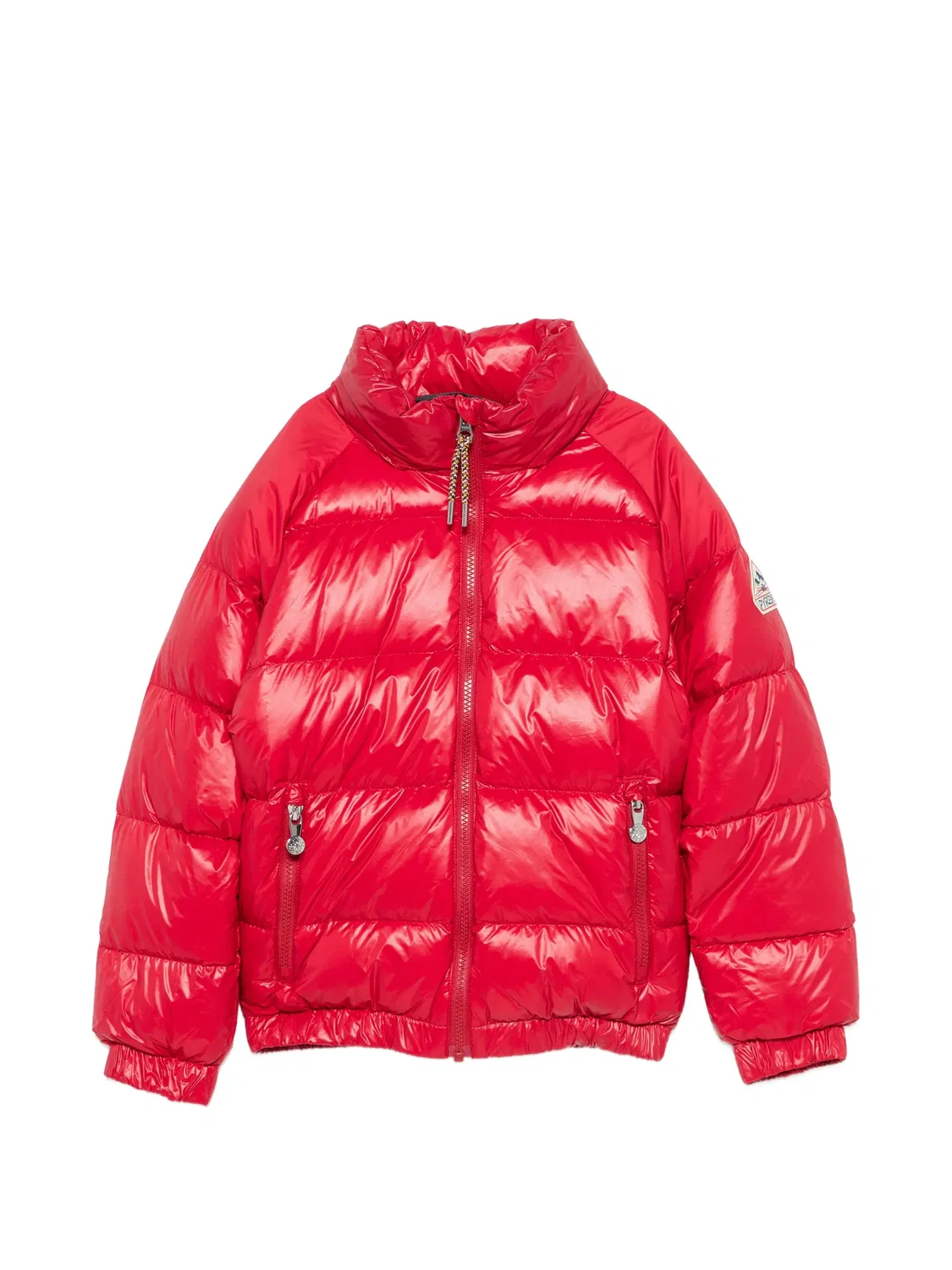 Стеганая куртка с высоким воротником Pyrenex Kids, красный