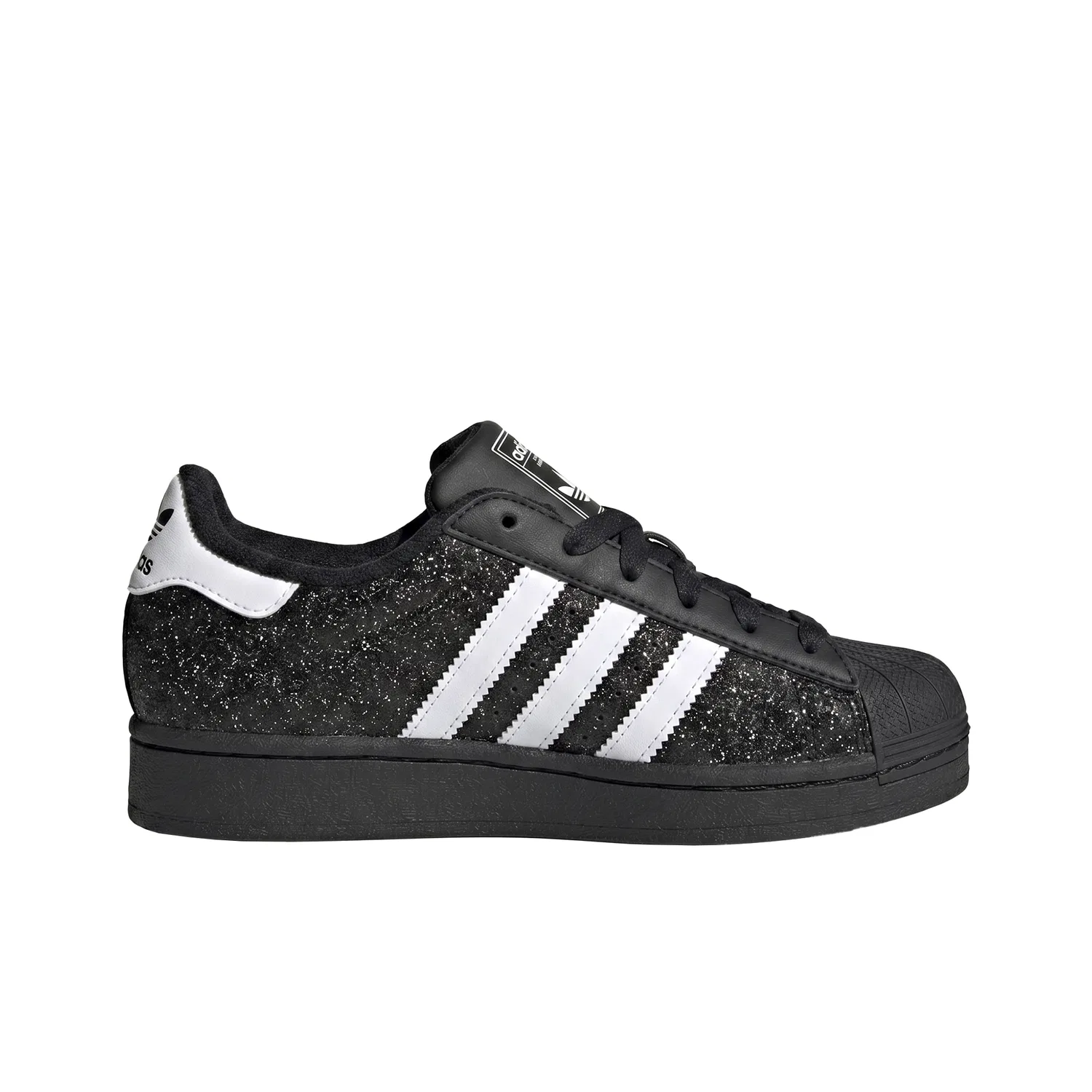Кроссовки детские для скейтбординга Superstar 2 Adidas Originals, Black Diamond — фото 4