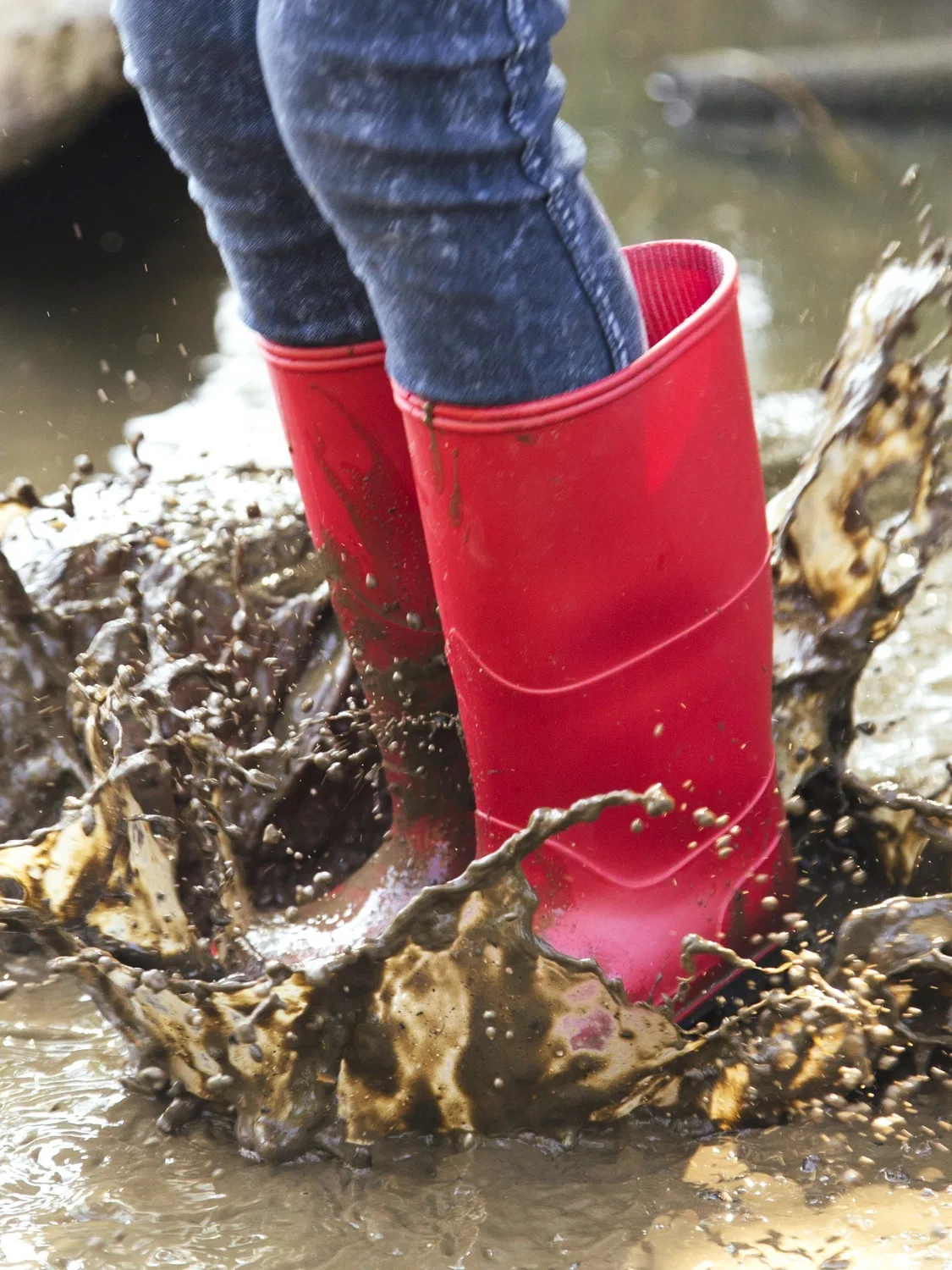 Резиновые сапоги Muddy Puddles Classic, красный