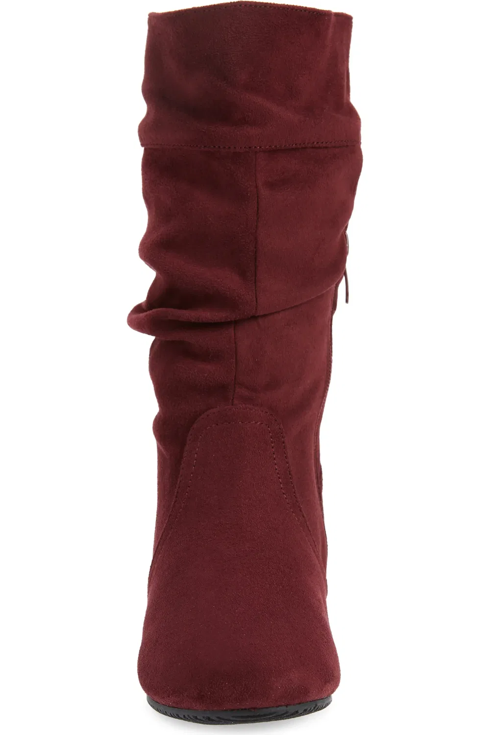 Детские сапоги для верховой езды с заниженным голенищем DREAM PAIRS, Burgundy — фото 4