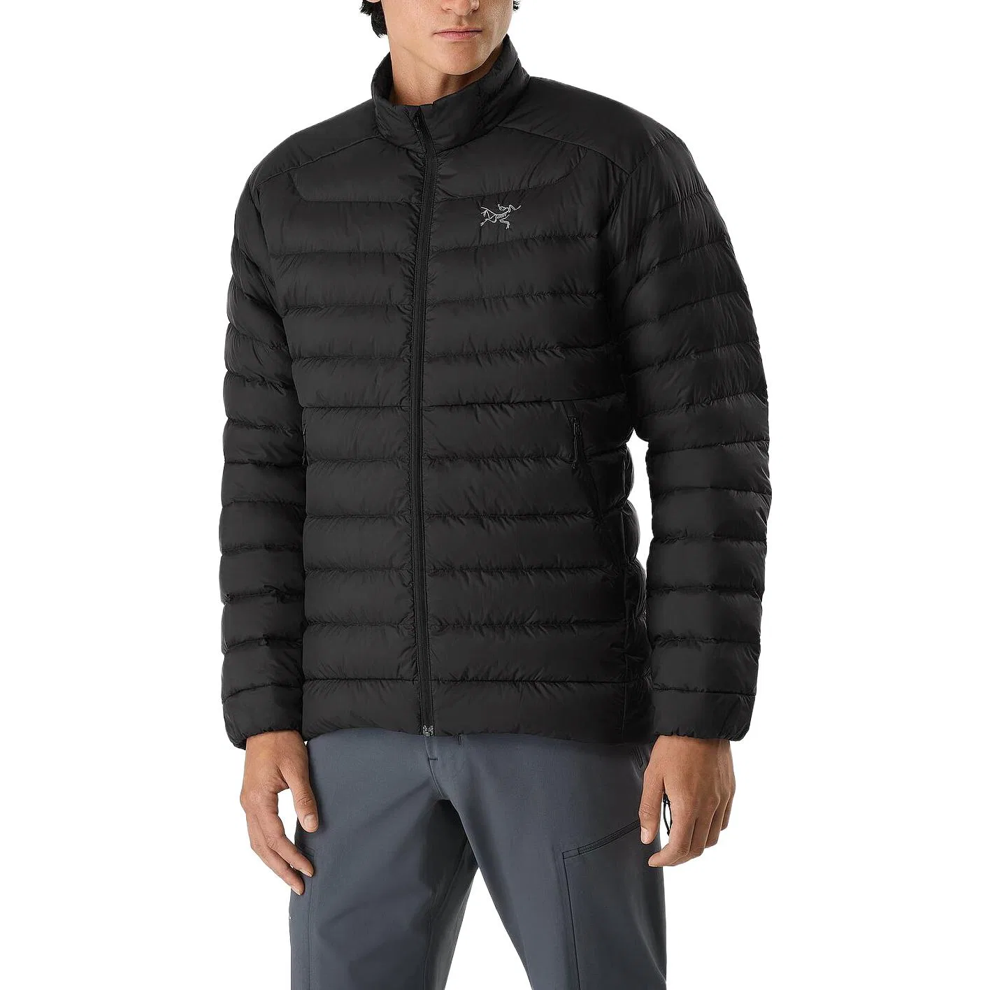 Мужская куртка-пуховик с наполнителем из гусиного пуха Cerium Jacket Arcteryx, Black — фото 4