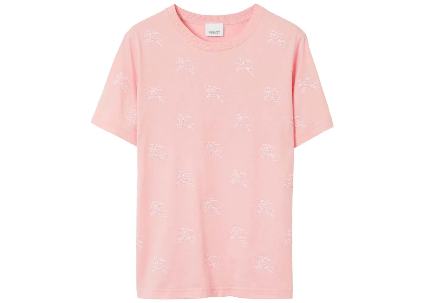 Женская футболка с принтом Equestrian Knight Burberry, Pink