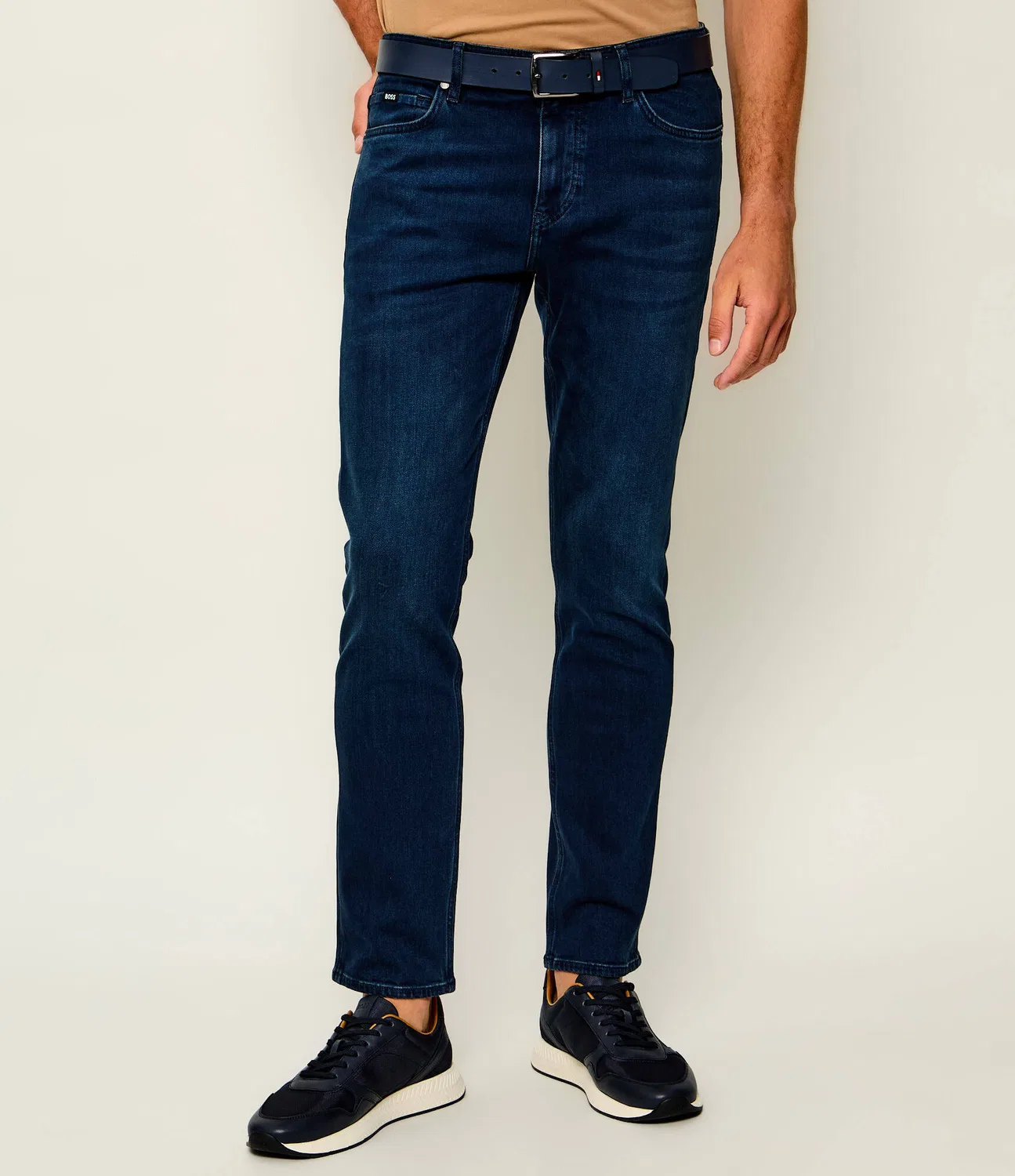 Джинсы slim fit P-Delaware Boss, темно-синий