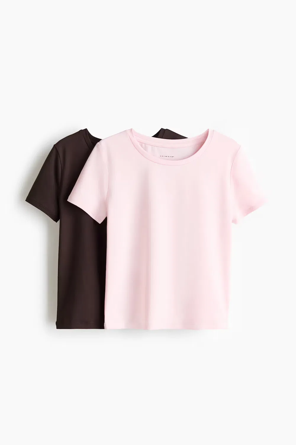 Комплект из 2 спортивных рубашек с технологией Drymove H&M, Hellrosa/Dunkelbraun