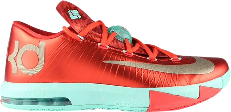 

Кроссовки Nike KD 6 'Christmas', красный