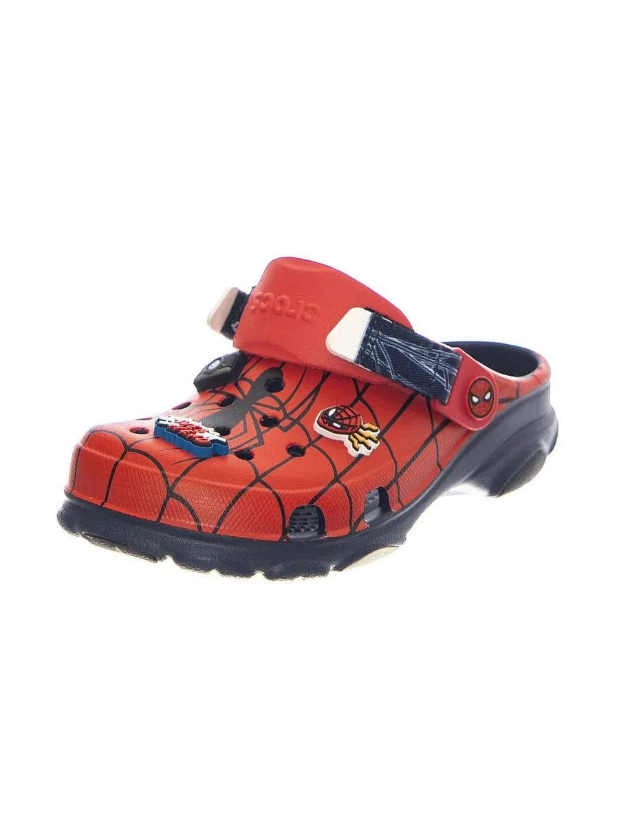 Сандалии Crocs 'Team SpiderMan AllTerrain Clg Navy' синего цвета