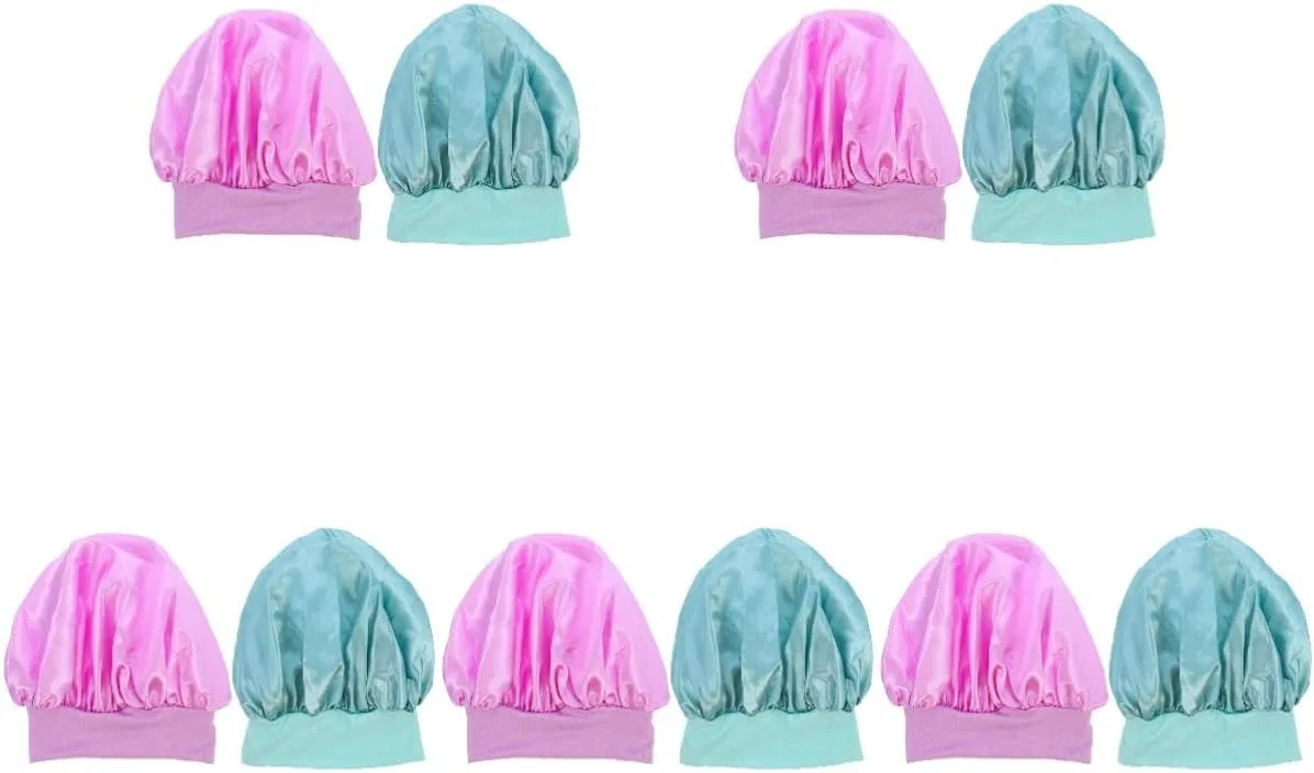 Шапочка для душа Satin, FRCOLOR, 10 шт, Зеленый
