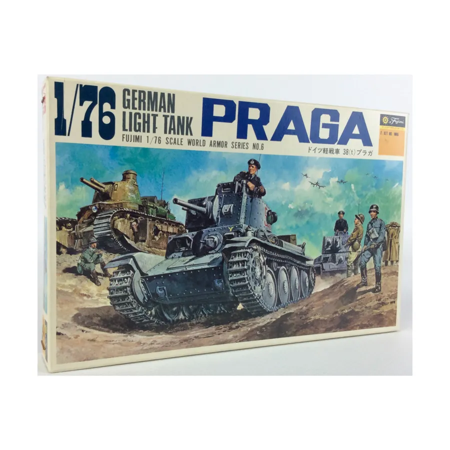 

Пурага/Прага — немецкий лёгкий танк 38(t), Fujimi Models - WWII (1:76)