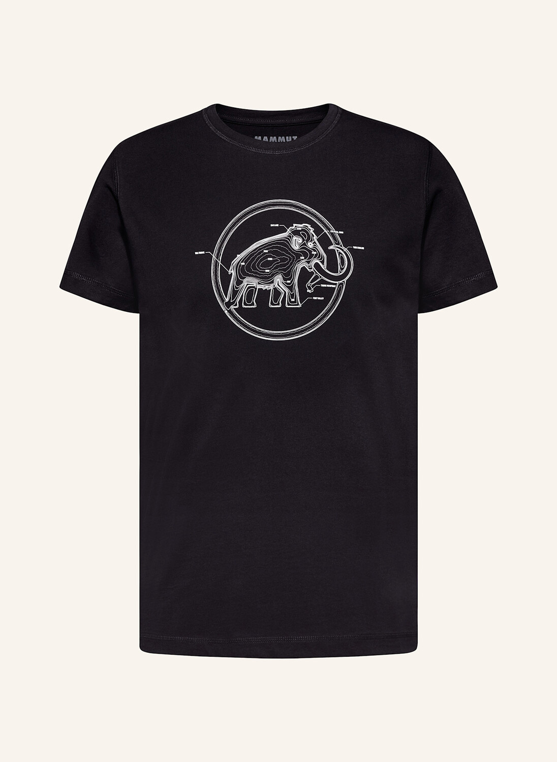 

Футболка core MAMMUT, черный/белый