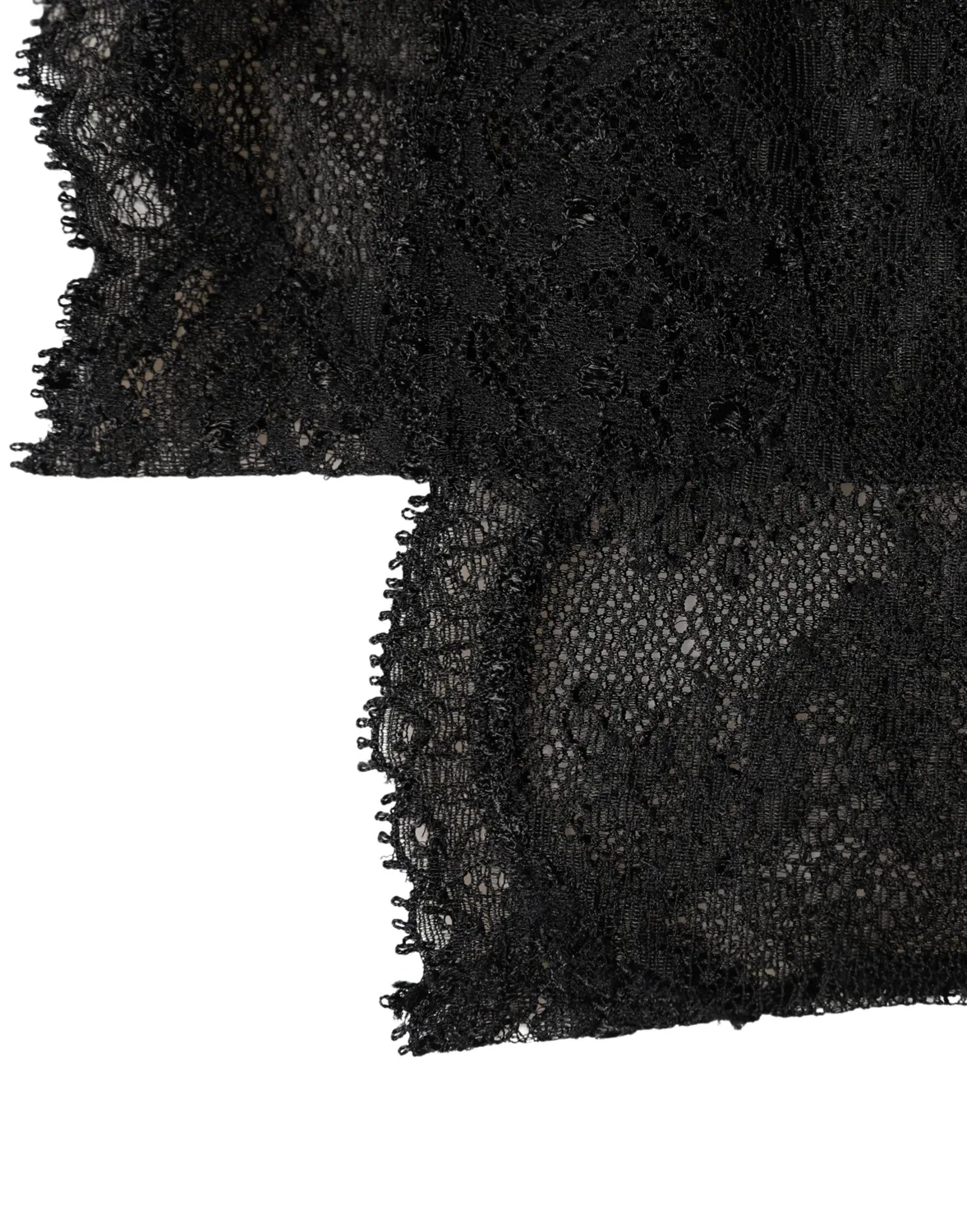 Женские высокие носки с цветочным кружевом Knee High Dolce & Gabbana, черный