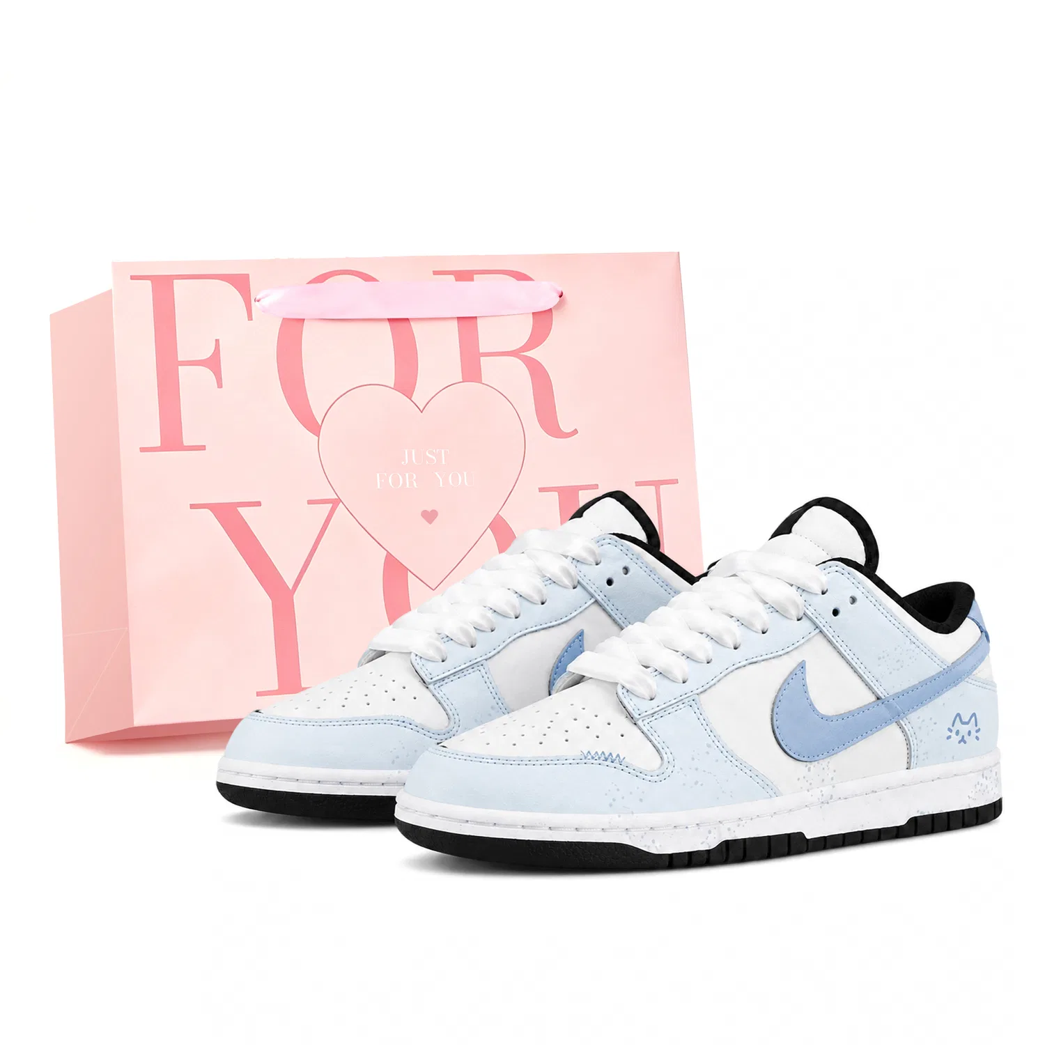 Детские скейтборд-кроссовки с низким верхом Blue Nike