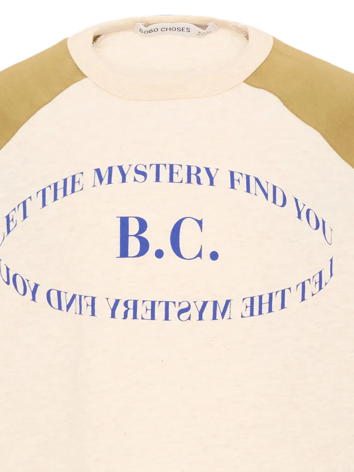 Футболка Mystery BC с длинными рукавами реглан Bobo Choses, нейтральные цвета — фото 3