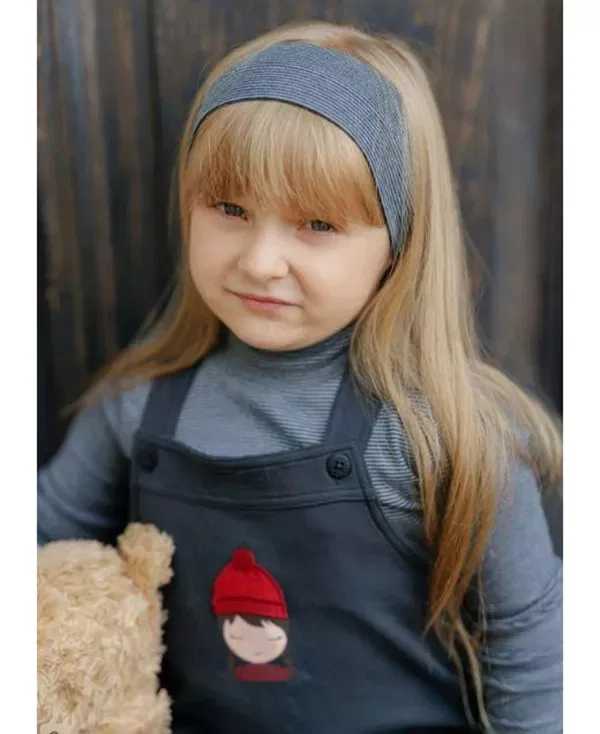 Детский топ с длинным рукавом Autumn Kids Collection Ely'S & Co., темно-синий — фото 3