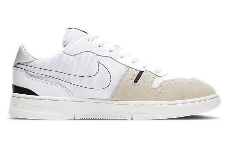 Кроссовки для скейтбординга Nike Squash Type, белый/бежевый — фото 2