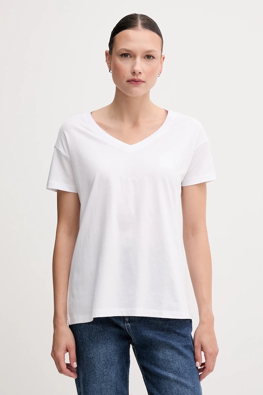 

Хлопковая футболка Armani Exchange, белый