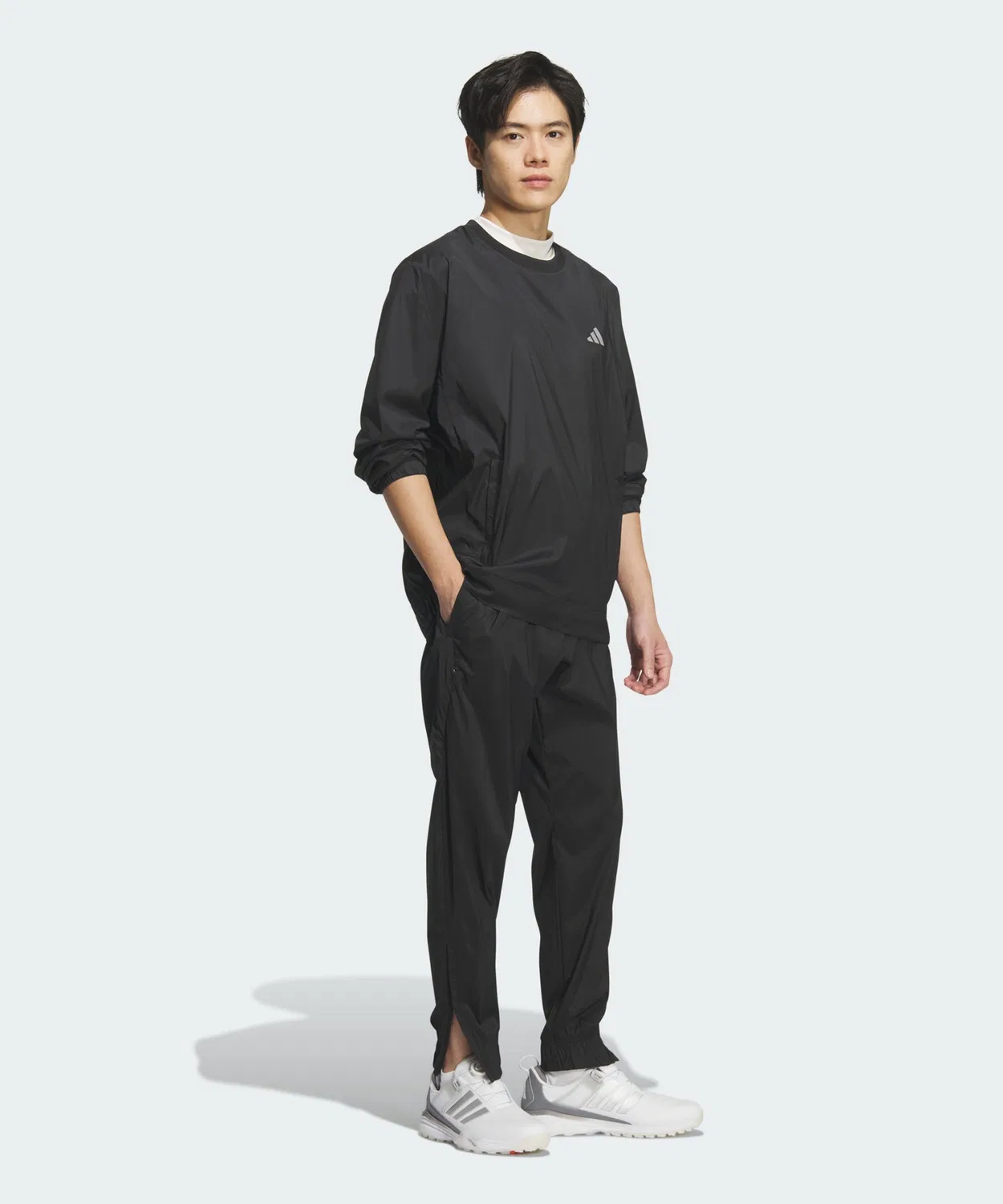 Мужская ветровка Adidas Wind Crew Jacket, Black — фото 4